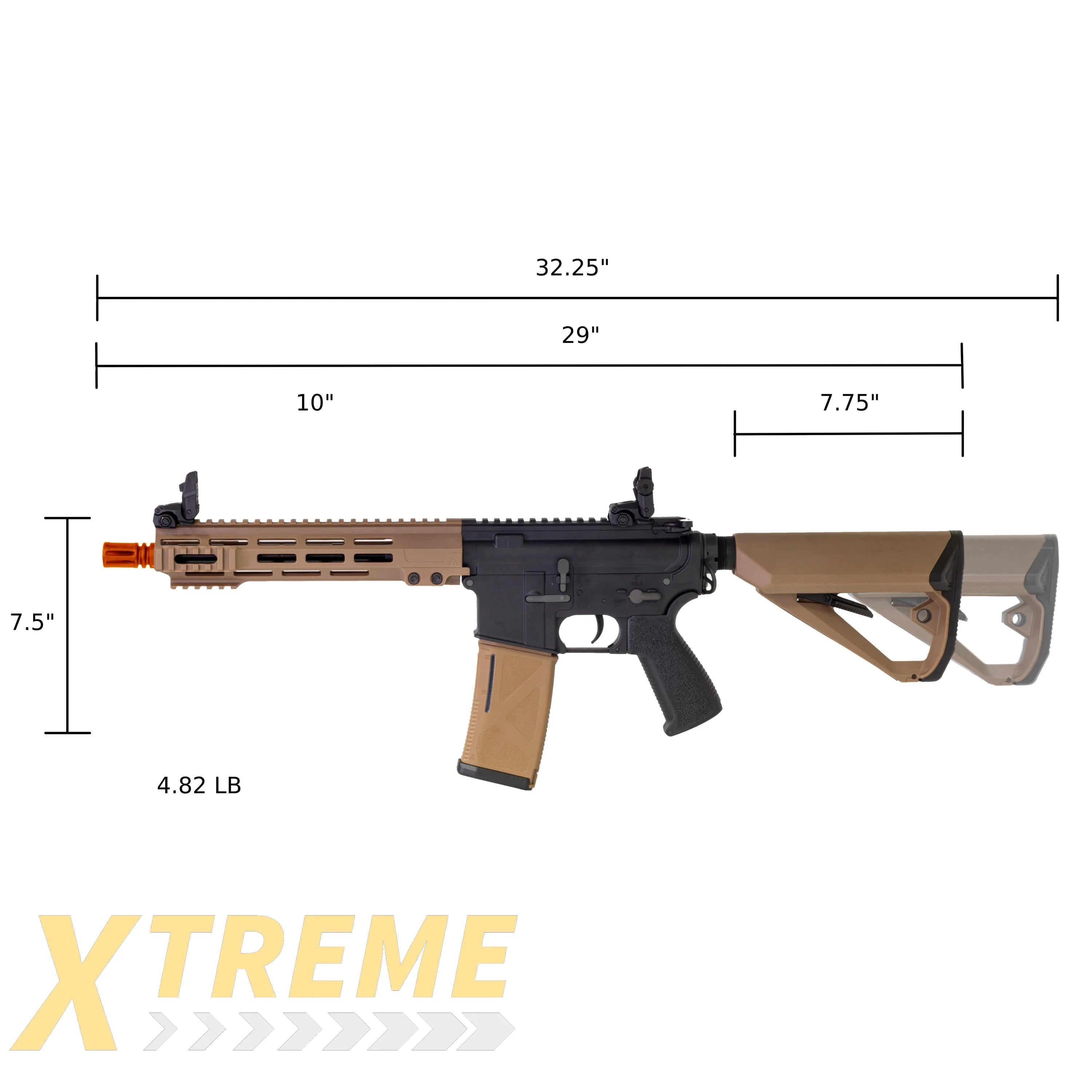 ARCTURUS LWT MK-I CQB 10’’ AEG SPORT Black-Tan ARC SE® - Sport Series ARC SE®