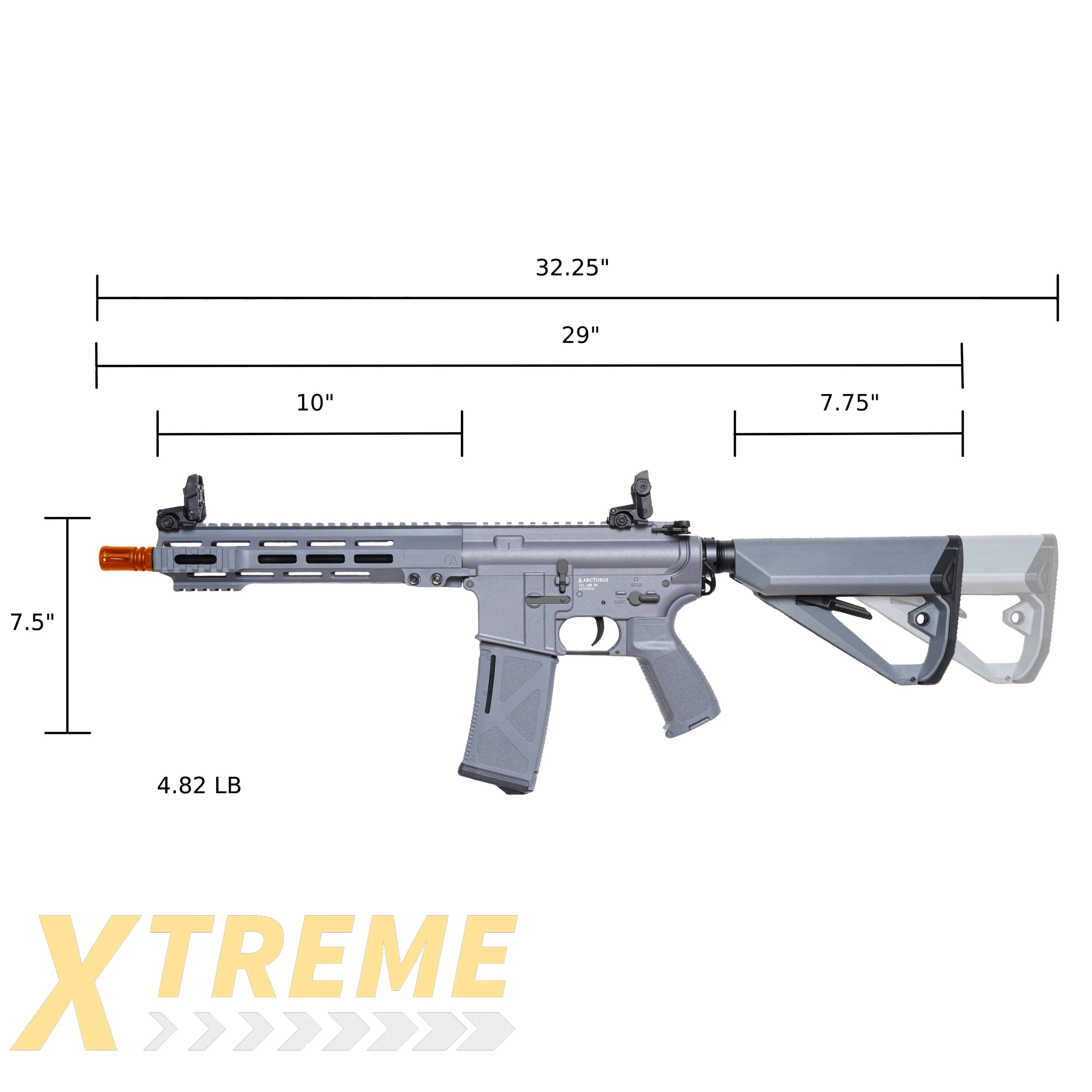 ARCTURUS LWT MK-I CQB 10’’ AEG SPORT Grey ARC SE® - Sport Series ARC SE®