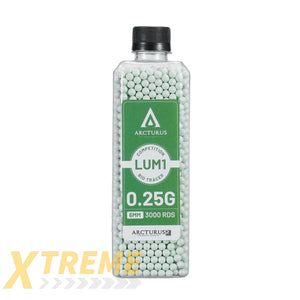 ARCTURUS RS® LUMI Match Grade Biodegradable Green Tracer 6mm Airsoft BBs 0.25g - New