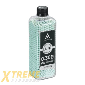 ARCTURUS RS® LUMI Match Grade Biodegradable Green Tracer 6mm Airsoft BBs 0.30g - New