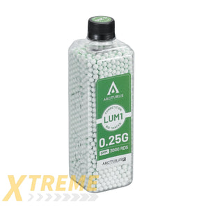 ARCTURUS RS® LUMI Match Grade Biodegradable Green Tracer 6mm Airsoft BBs 0.25g - New