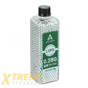 ARCTURUS RS® LUMI Match Grade Biodegradable Green Tracer 6mm Airsoft BBs 0.28g - New