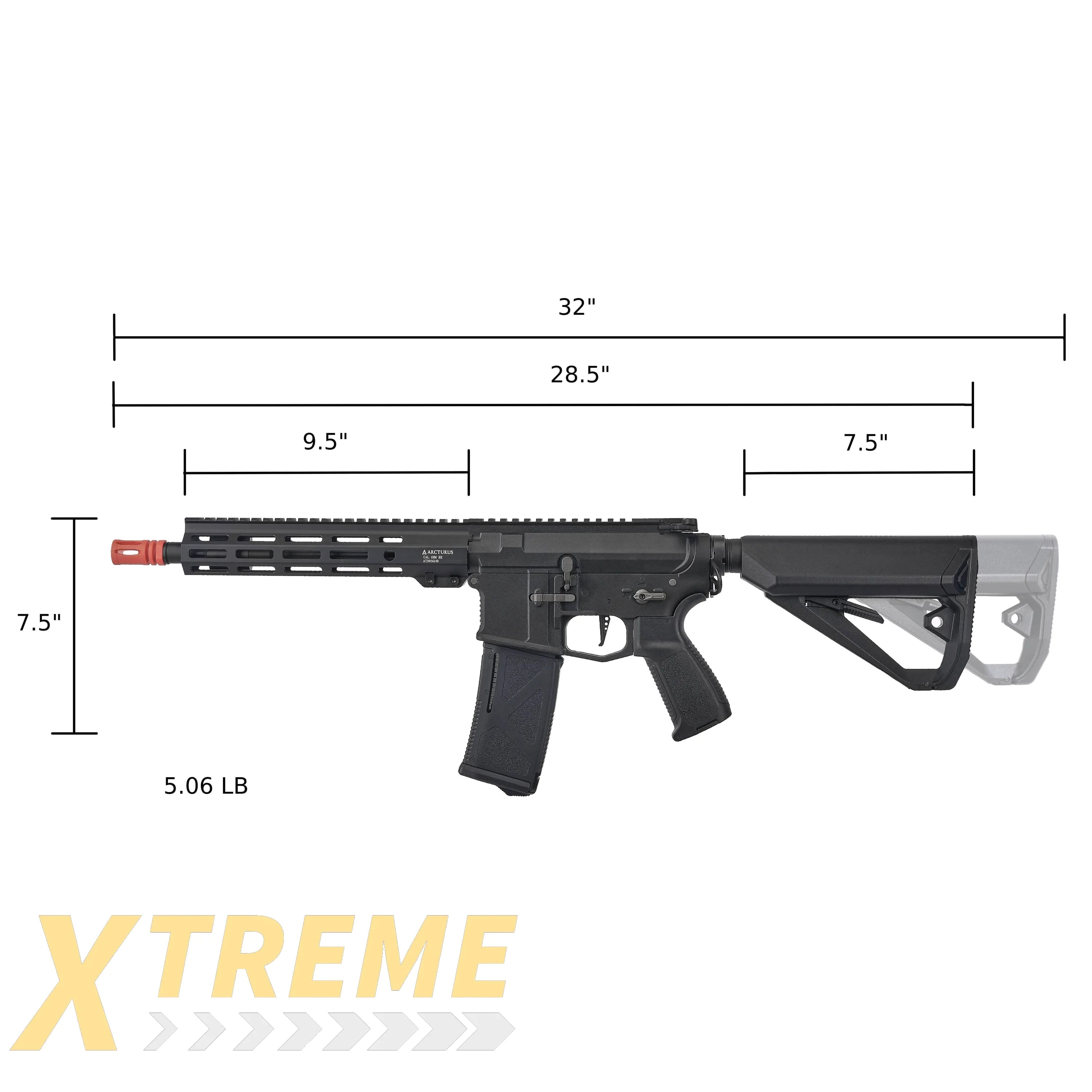 ARCTURUS Sword® MOD1 CQB 9.55’’ AEG LITE FE™ - Lite Series ARC FE®
