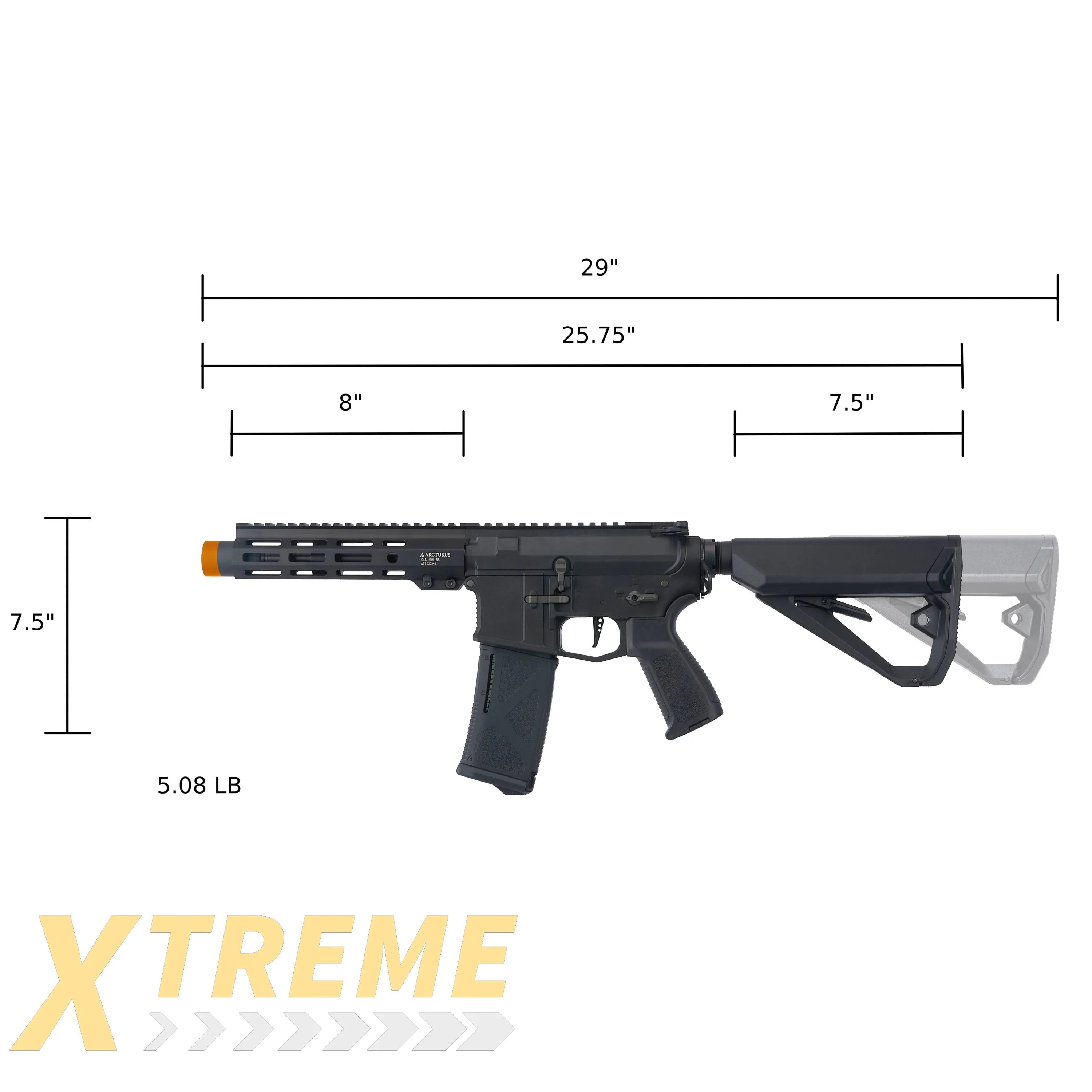 ARCTURUS Sword® MOD1 SBR 8’’ AEG LITE FE™ - Lite Series ARC FE®