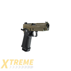 ARCTURUS Vanguard 4.3’’ Hi-Capa GBB Pistol w/Optics Ready Slide BLK-TAN - Vanguard