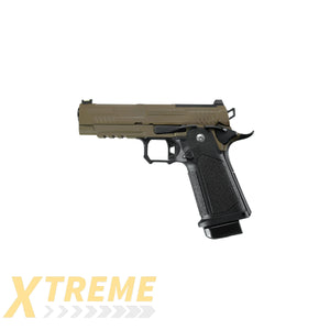 ARCTURUS Vanguard 4.3’’ Hi-Capa GBB Pistol w/Optics Ready Slide BLK-TAN - Vanguard