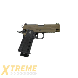 ARCTURUS Vanguard 4.3’’ Hi-Capa GBB Pistol w/Optics Ready Slide BLK-TAN - Vanguard