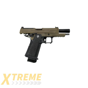 ARCTURUS Vanguard 4.3’’ Hi-Capa GBB Pistol w/Optics Ready Slide BLK-TAN - Vanguard
