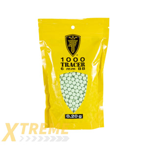 EF TRACER BB’S-20G-LIGHT GREEN-1000 CT - Elite Force BBs -(Bottle)