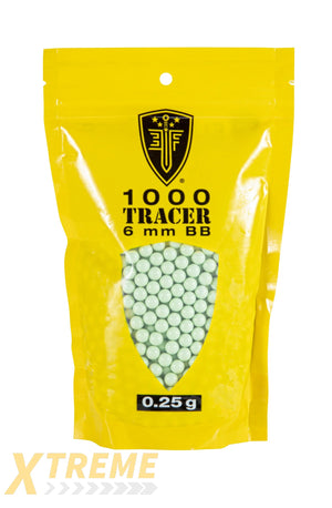 EF TRACER BB’S-25G-LIGHT GREEN-1000CT - Elite Force BBs -(Bottle)