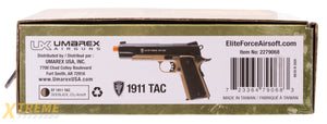 Elite Force 1911 TAC C02 Blowback- BLK(Gen3)