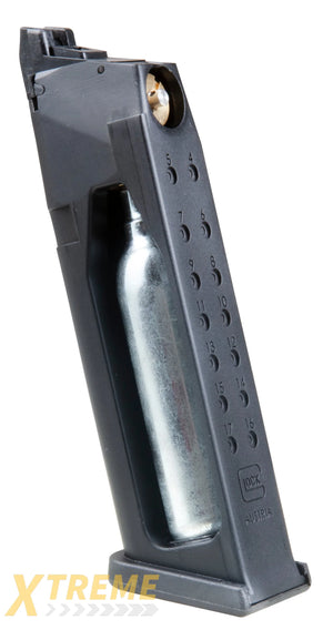 GLOCK G17 GEN 3 CO2 MAG-6MM-BLACK - GLOCK GAS BLOWBACK - Pistols