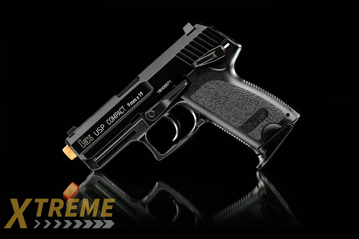 HK USP COMPACT - COMPETITION - BLACK - H&K GAS BLOWBACK - Pistols
