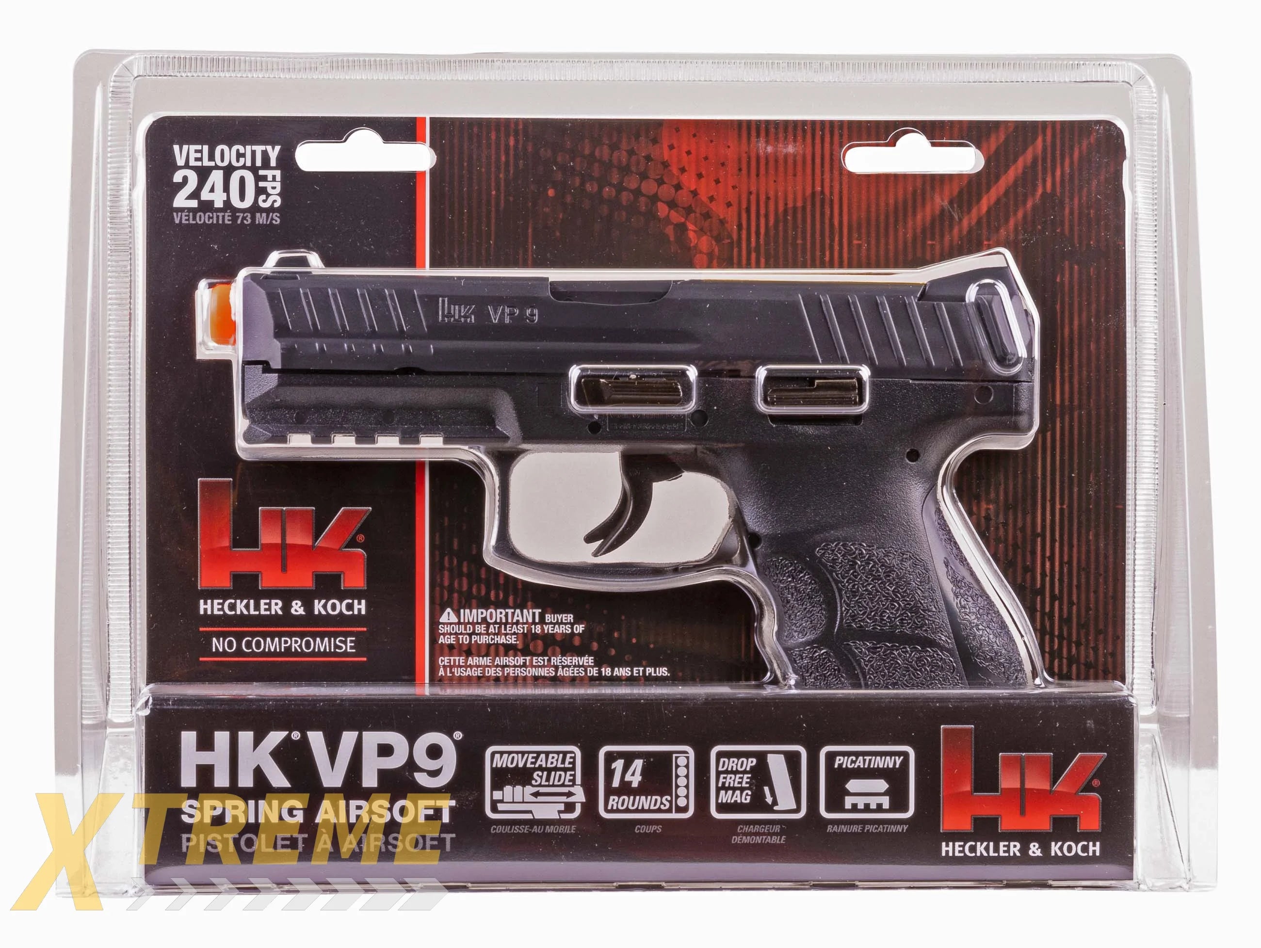 HK VP9 - 6MM-ADVANCED-BLACK - H&K ENTRY Air Soft