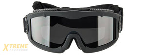 Lancer Tactical AERO Protective Airsoft Goggles - Black / Smoke