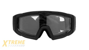 Lancer Tactical Rage Protective Black Airsoft Goggles Smoke Yellow Clear Lens