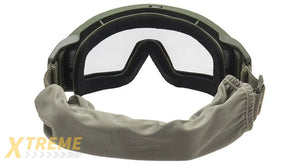Lancer Tactical Rage Protective Green Airsoft Goggles