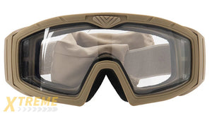Lancer Tactical Rage Protective Tan Airsoft Goggles