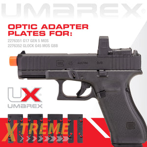 Umarex Optic Adapter Plates for GLOCK Type MOS 3 (4pk) - GLOCK GAS BLOWBACK - Pistols