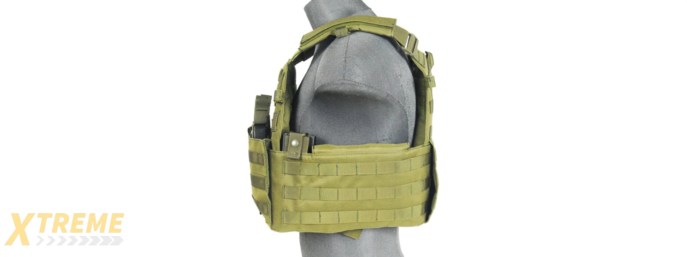 1000D Nylon Airsoft Molle Tactical Vest (OD Green)