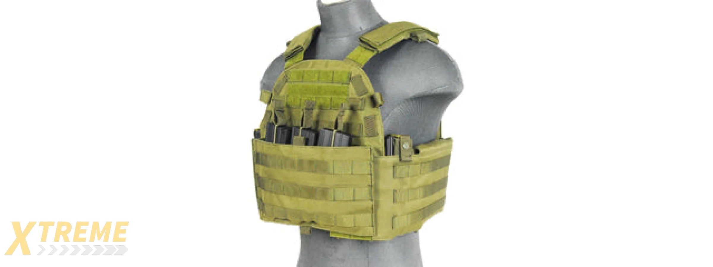 1000D Nylon Airsoft Molle Tactical Vest (OD Green)