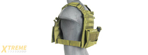 1000D Nylon Airsoft Molle Tactical Vest (OD Green)