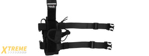 CA-322BN 1000D NYLON TORNADO DROP LEG HOLSTER (BLACK)