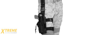 CA-322BN 1000D NYLON TORNADO DROP LEG HOLSTER (BLACK)