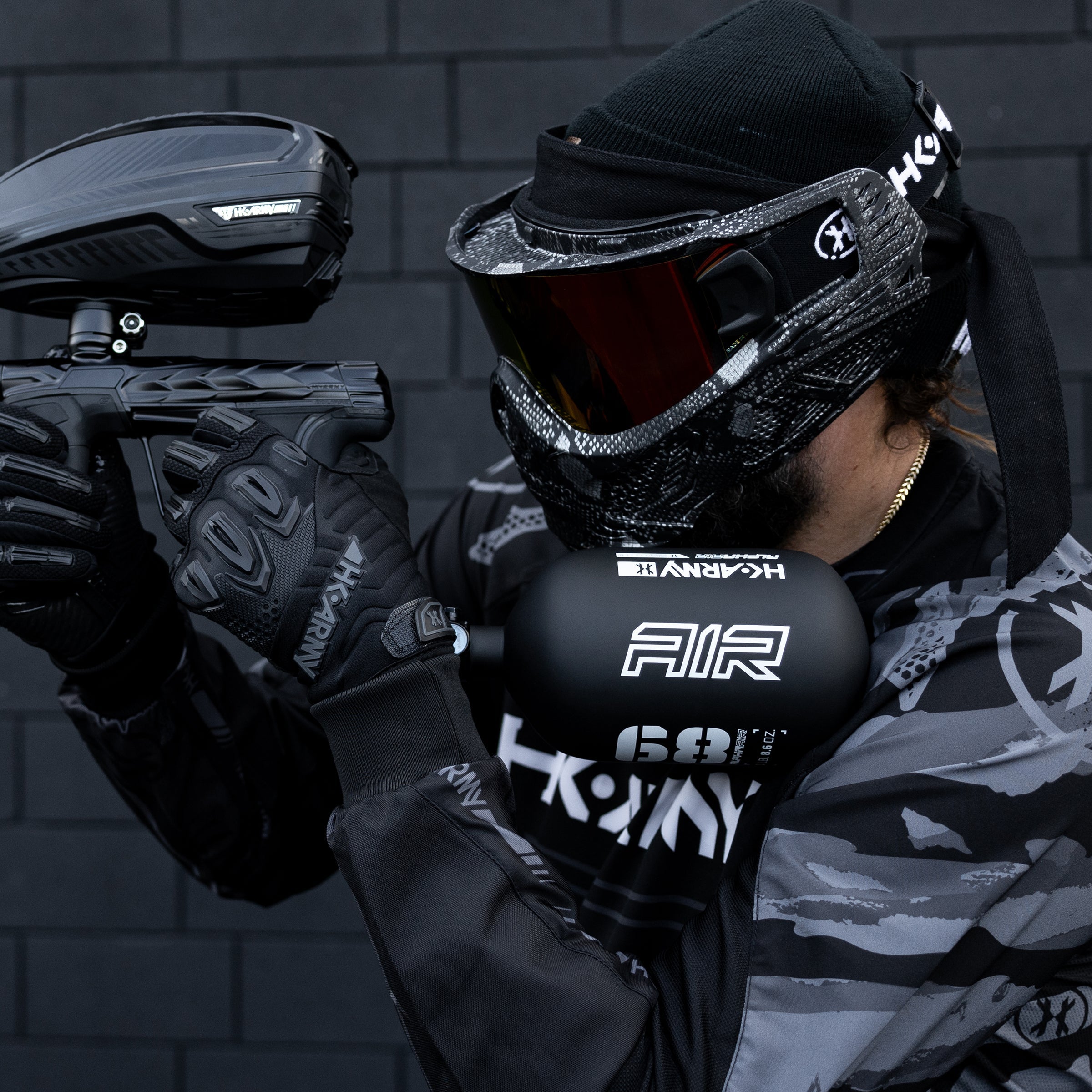 Alpha Air® - 68ci/4500psi HP8 Air System - Shadow - XTREME Airsoft Superstore