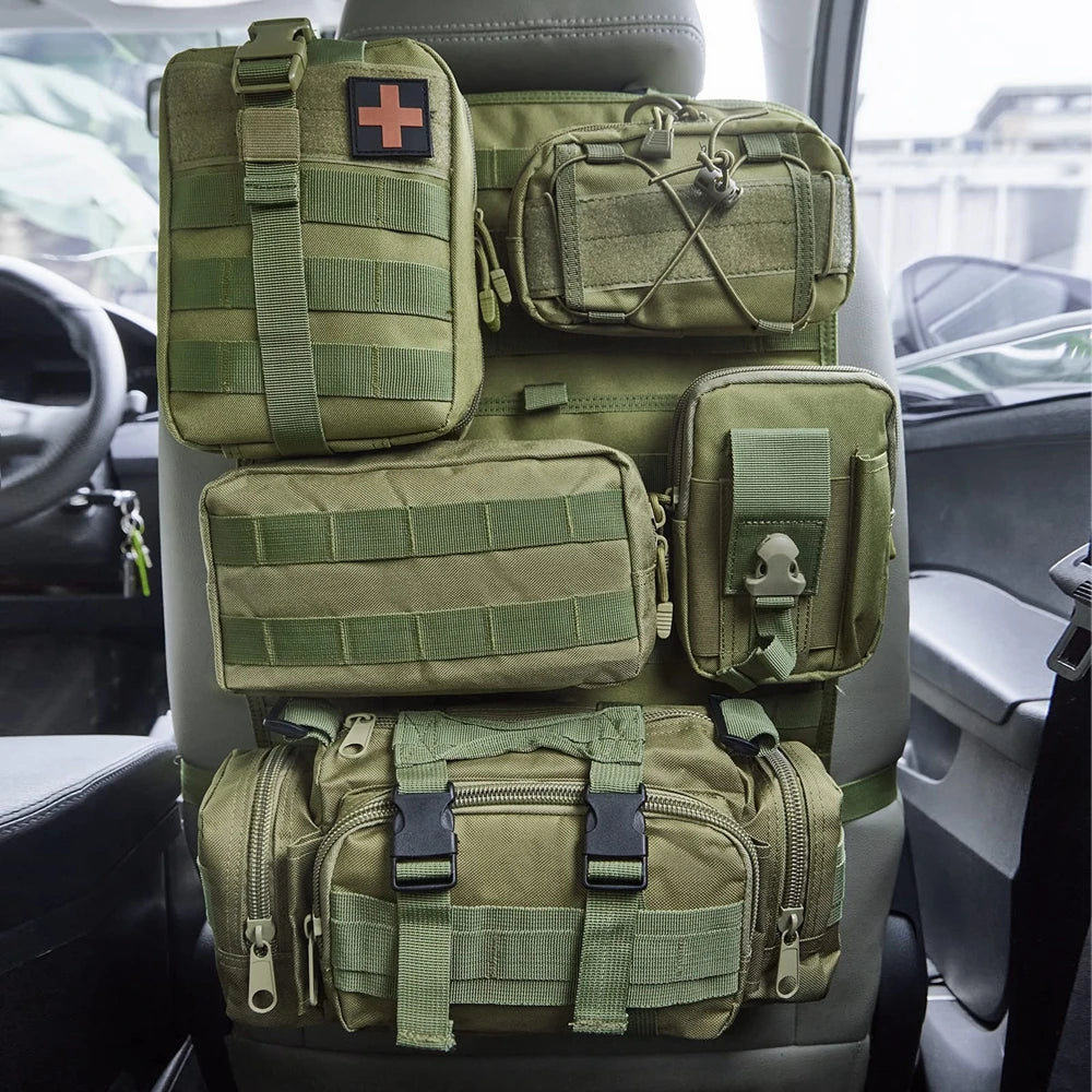 Tactical MOLLE Seat Organizer Full Set - XTREME Airsoft Superstore