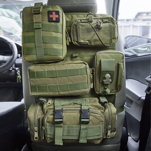 Tactical MOLLE Seat Organizer Full Set - XTREME Airsoft Superstore