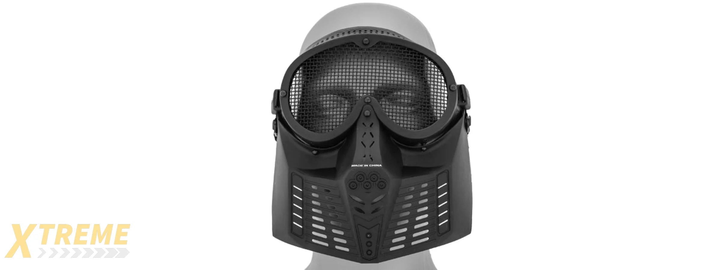 2603 FACE MASK (BLACK) w/MESH EYE PROTECTION