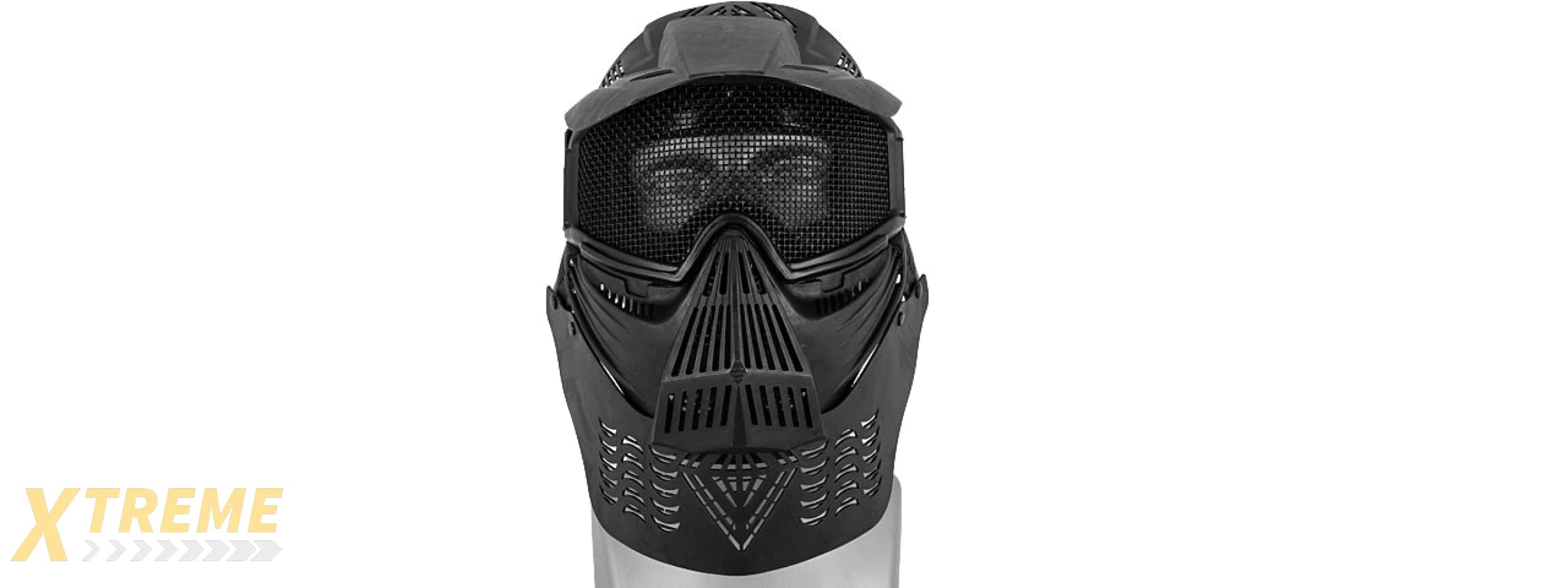 2604B FACE MASK (BLACK) w/MESH EYE PROTECTION