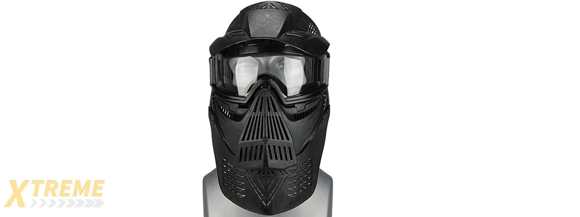 2604BG FACE MASK (BLACK) w/GOGGLE EYE PROTECTION