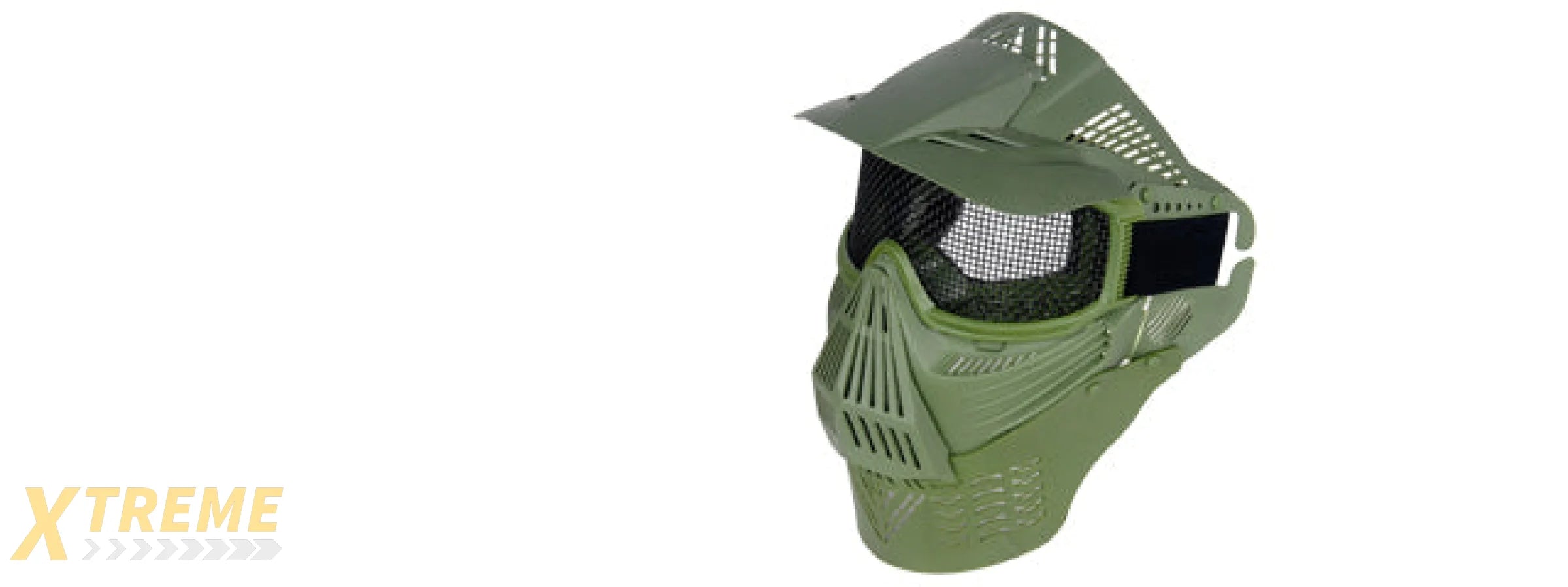 2604M FACE MASK (OD GREEN) w/MESH EYE PROTECTION