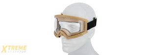 2605T AIRSOFT FULL SEAL TACTICAL PROTECTIVE GOGGLES (TAN)
