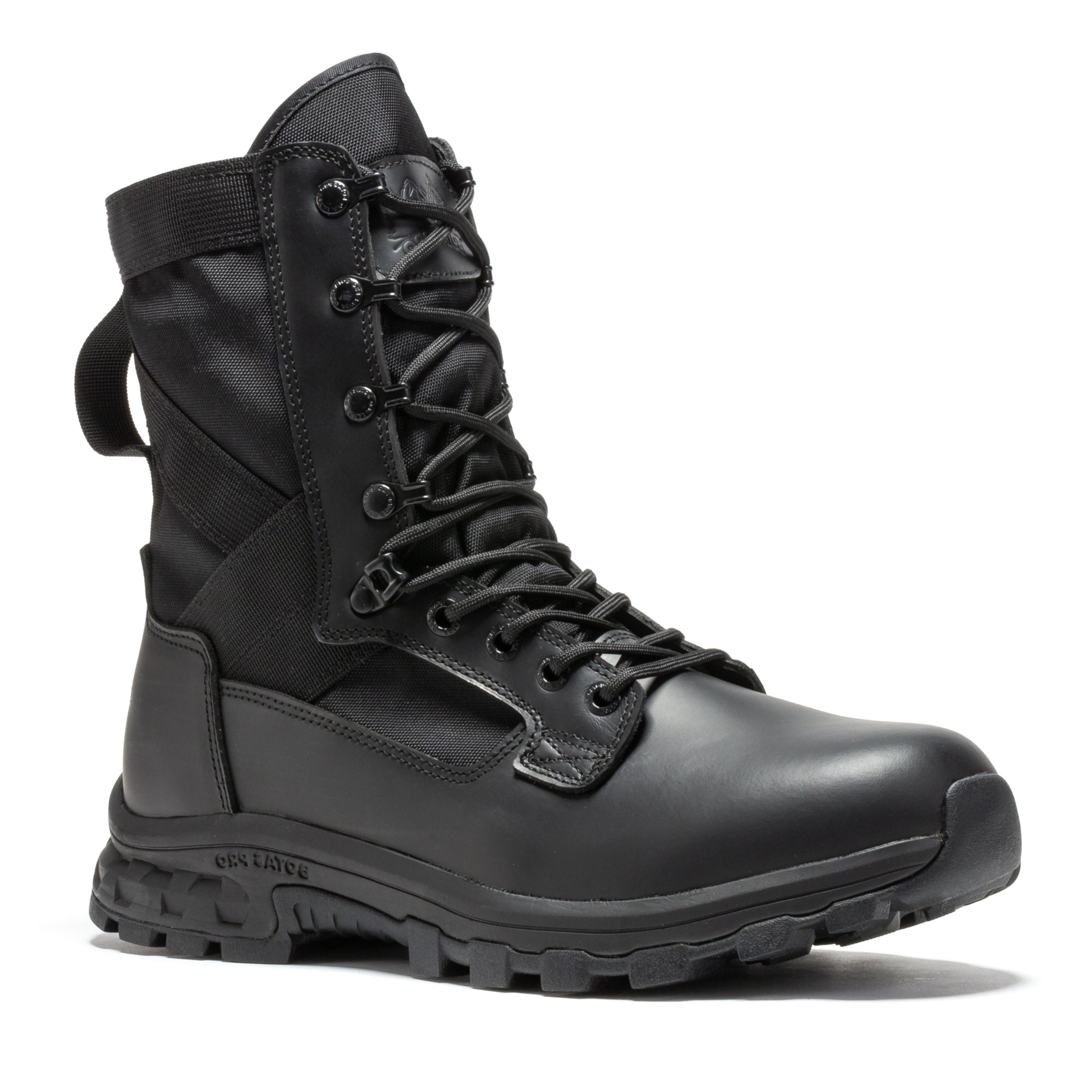 Botas Pro Black Men's 8 inch Side Zipper Military Tactical Boots BP401BK