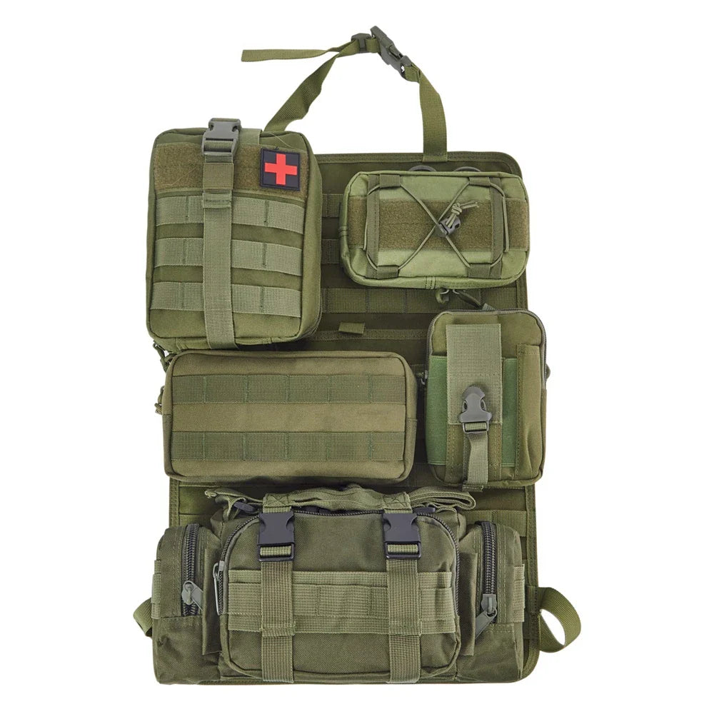 Tactical MOLLE Seat Organizer Full Set - XTREME Airsoft Superstore