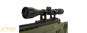 425 FPS WELLFIRE SR22 AIRSOFT SNIPER RIFLE W/ SCOPE AND BIPOD - OD