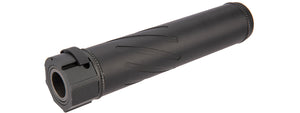 5KU SOCOM556AR QD Airsoft 7.5 Mock Suppressor / Barrel Extension Fluted (BLACK)