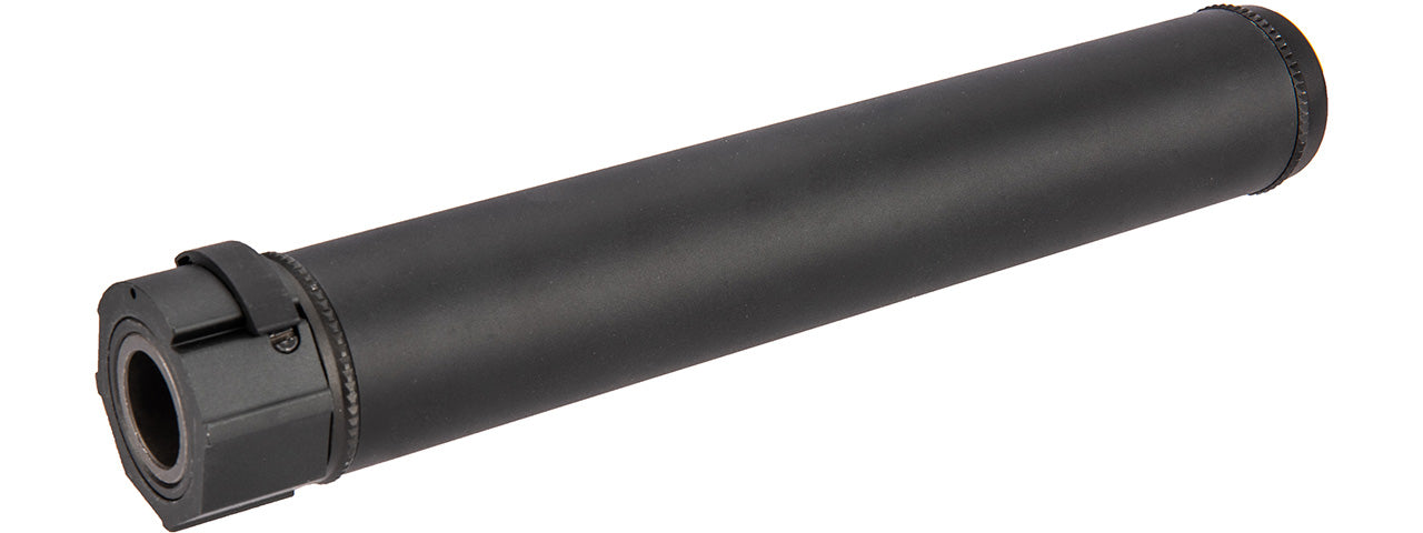5KU SOCOM762SS QD Airsoft 10 Mock Suppressor / Barrel Extension Smooth (BLACK)