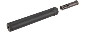 5KU SOCOM762SS QD Airsoft 10 Mock Suppressor / Barrel Extension Smooth (BLACK)