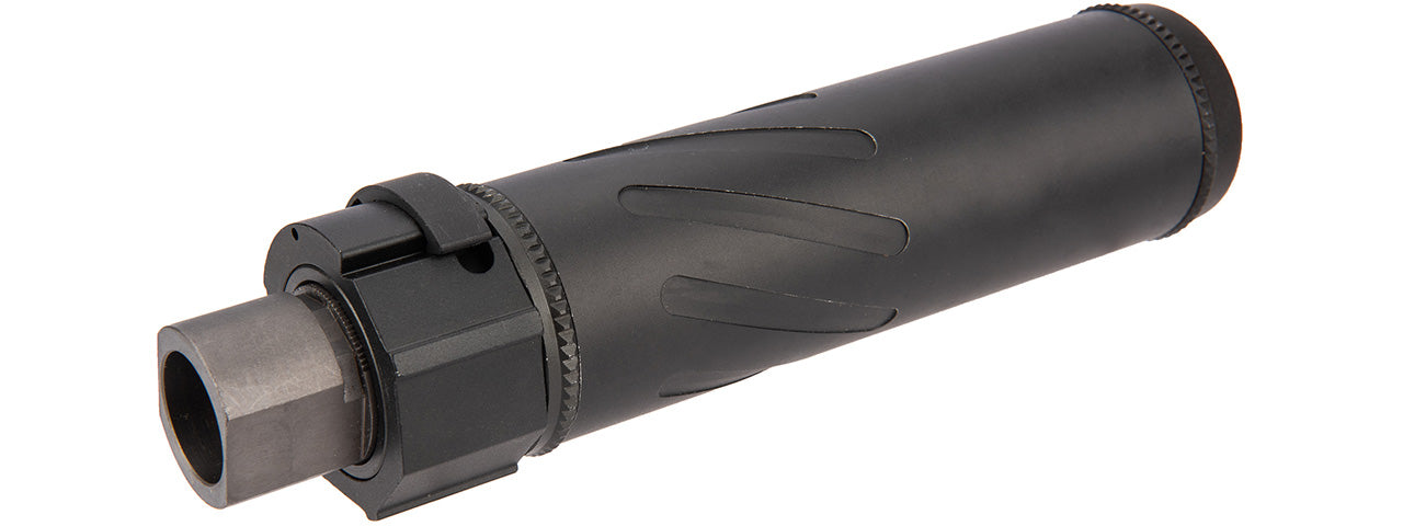 5KU SOCOM556RC QD Airsoft 6 Mock Suppressor / Barrel Extension Smooth (BLACK)