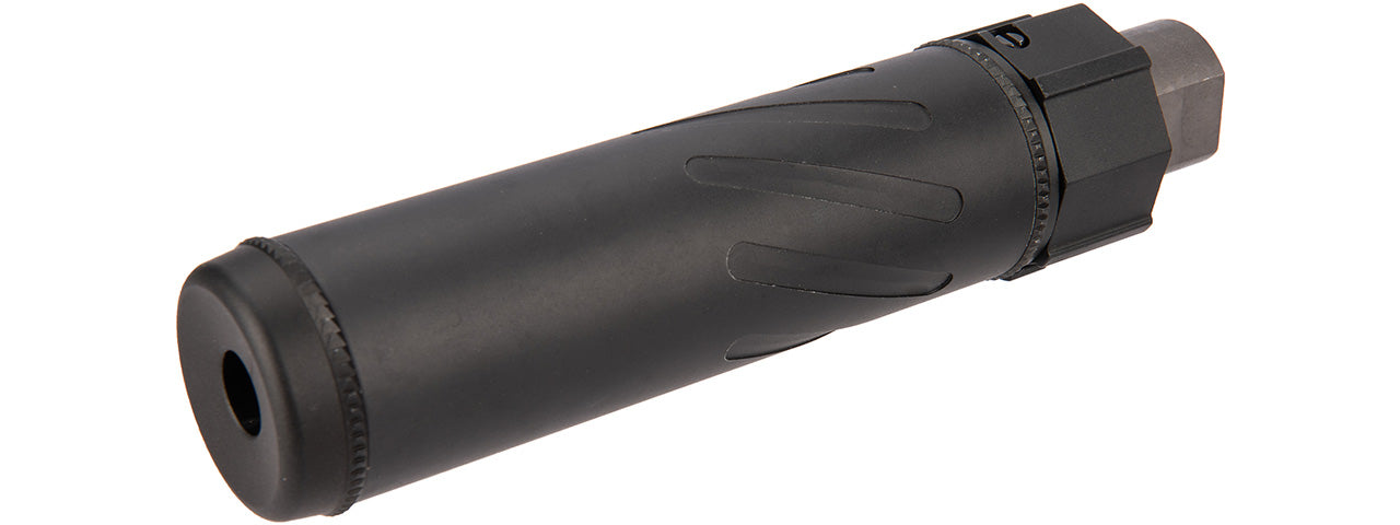 5KU SOCOM556RC QD Airsoft 6 Mock Suppressor / Barrel Extension Smooth (BLACK)