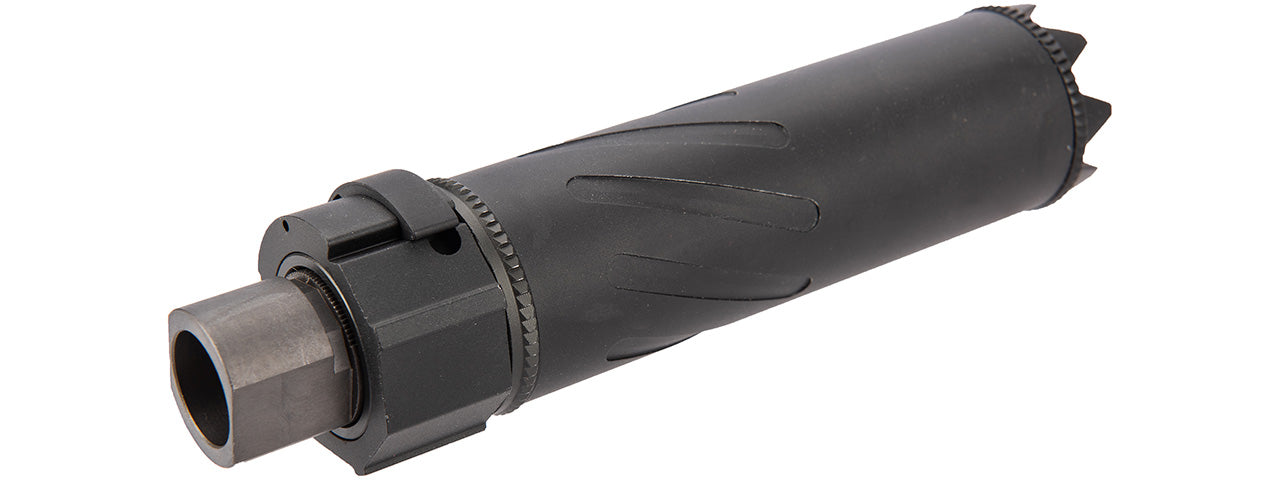 5KU SOCOM556RC Monster QD 6 Mock Suppressor / Barrel Extension Fluted (BLACK)
