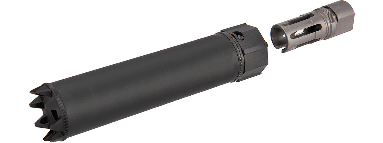 5KU SOCOM556MG Monster QD 7.5 Mock Suppressor / Barrel Extension Smooth (BLACK)