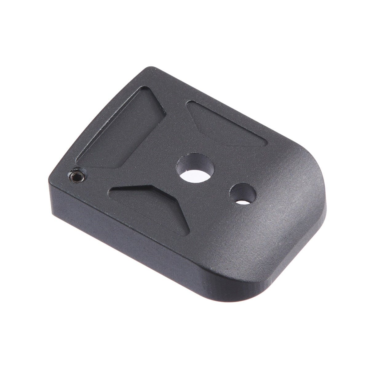 5KU Type 1 Aluminum Magazine Base for 5.1 Hi-Capa Series Airsoft GBB Pistol Magazines (Color: Black)