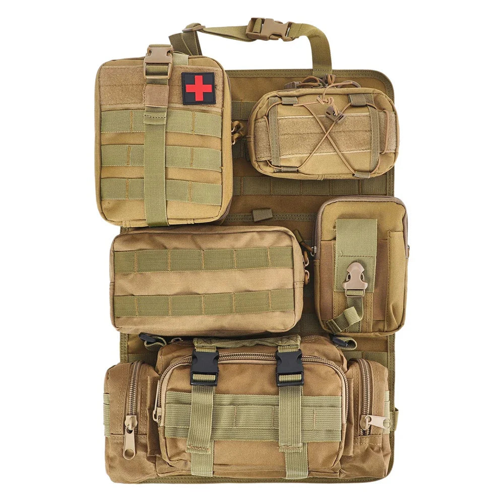 Tactical MOLLE Seat Organizer Full Set - XTREME Airsoft Superstore