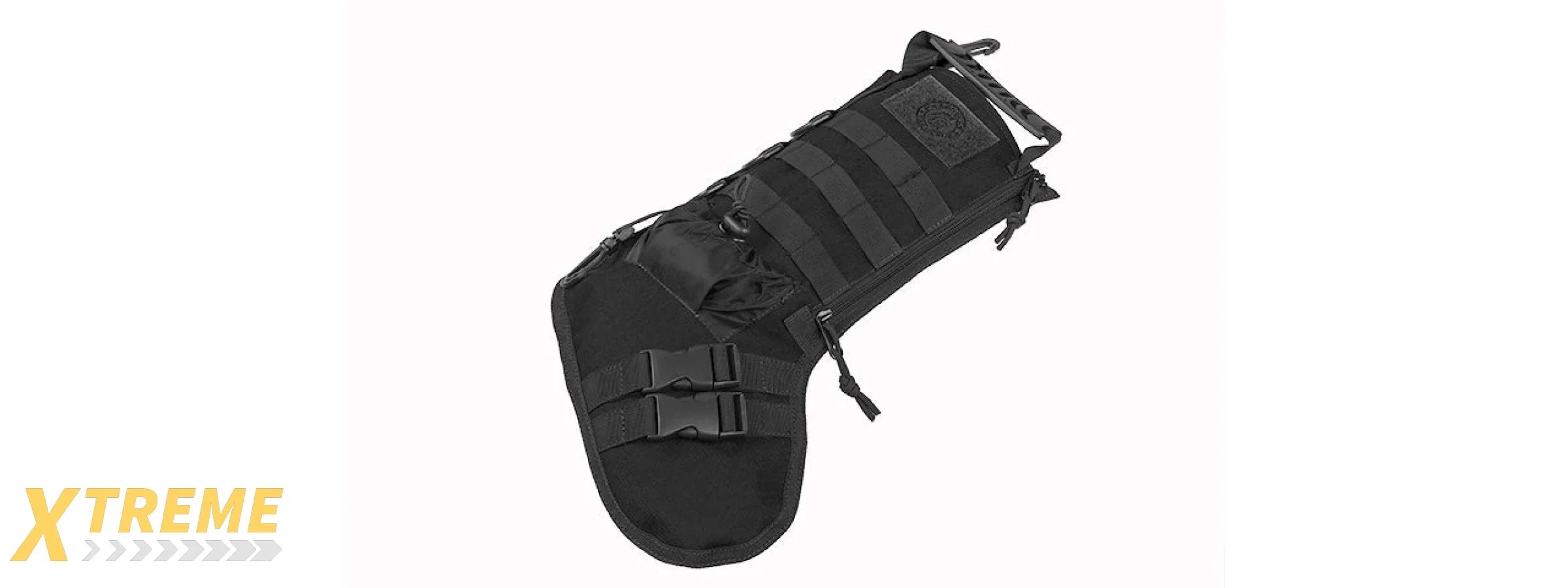 CA-2195B 600D POLYESTER TACTICAL STOCKING MOLLE PANEL (BLACK)