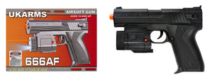 UKARMS 666AF Spring Pistol w/ Laser and Flashlight